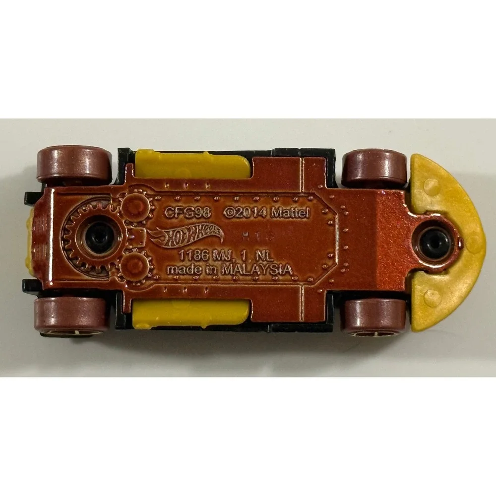 Hot Wheels Steampunk Series Diecast Car Kids 1/64 Black Gold CFG98 2014 Mattel